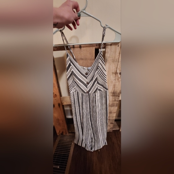 Elsie & Zoey Striped Jumpsuit - Picture 3 of 4